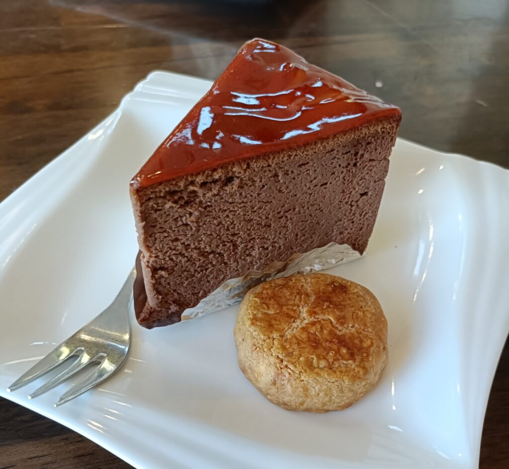 ショコラチーズケーキとクッキー